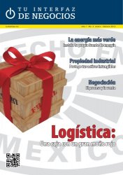 Revista Tu Interfaz de Negocios / Logística, una caja con un gran moño rojo